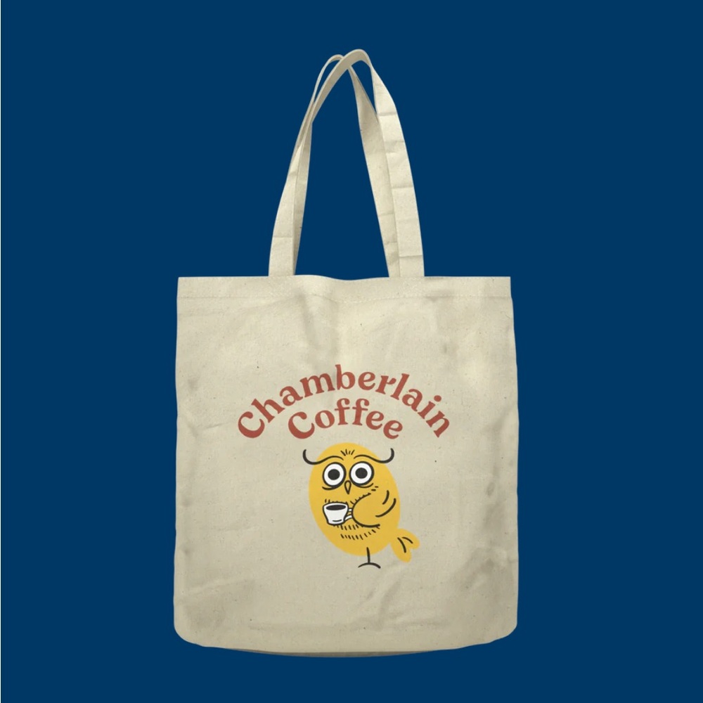 CHAMBERLAIN COFFEE night owl tote bag